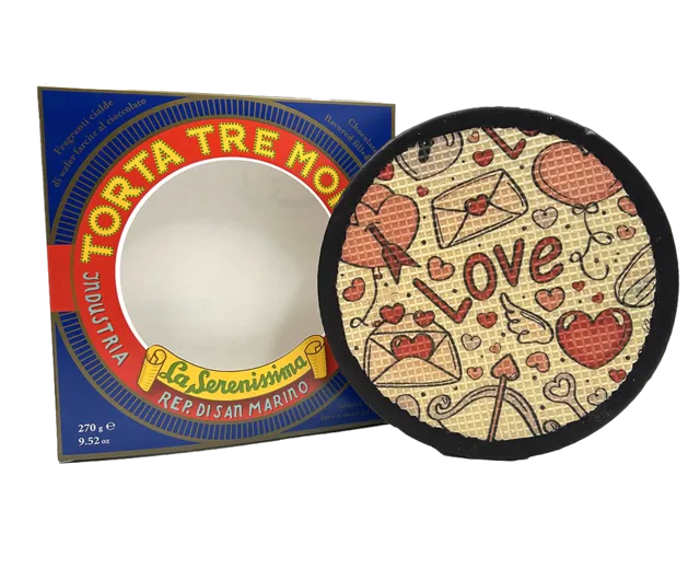 Torta Tre Monti Love per San Valentino con confezione