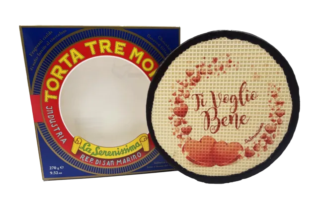 Torta Tre Monti Ti voglio bene con confezione